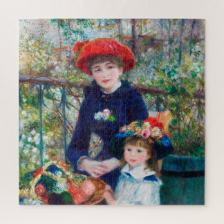 Puzzle Dos hermanas (en la terraza) Pierre Auguste Renoir
