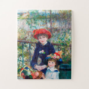 Puzzle Dos hermanas - Pintura impresionista de Renoir 188