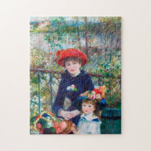 Puzzle Dos hermanas - Pintura impresionista de Renoir 188