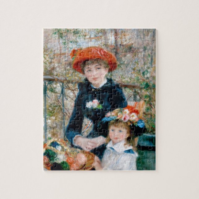 Puzzle Dos hermanas - Renovación de pintura impresionista (Vertical)