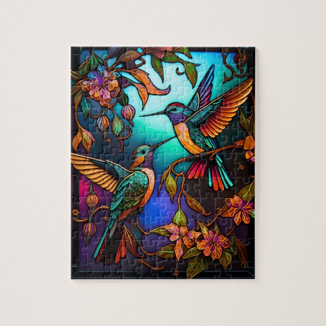 Puzzle Dos Hummingbirds (Vertical)