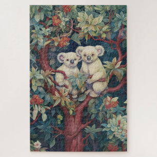 Puzzle Dos Koalas sentados en un árbol de goma