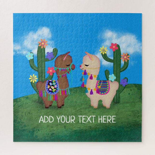 Puzzle Dos llamas cortas (Vertical)