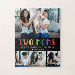 Puzzle Dos mamás son mejor que una | Foto del Día de la M