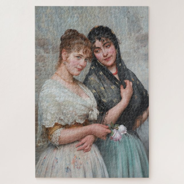 Puzzle Dos mujeres venecianas (arte retrato italiano) (Vertical)