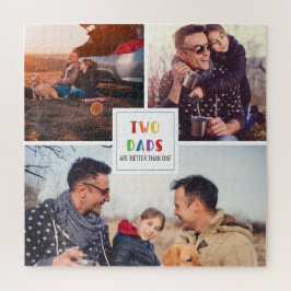 Puzzle Dos papás son mejor que uno | Foto del Día del Pad