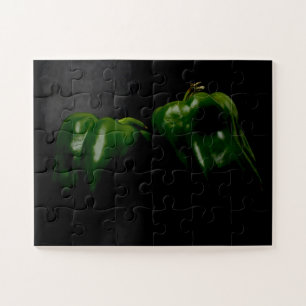 Puzzle Dos pimientos verdes 11x14 30pc jpcnm