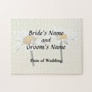 Puzzle Dos productos de Boda de ondulación blanca