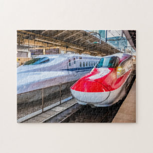 Puzzle Dos Shinkansen en la estación de Tokio