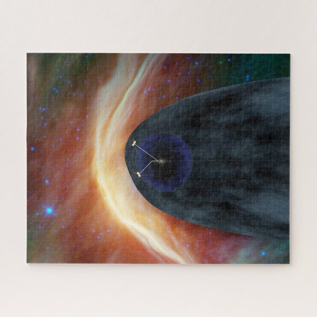Puzzle Dos Vehículos Espaciales De Voyager Que Exploran E (Horizontal)