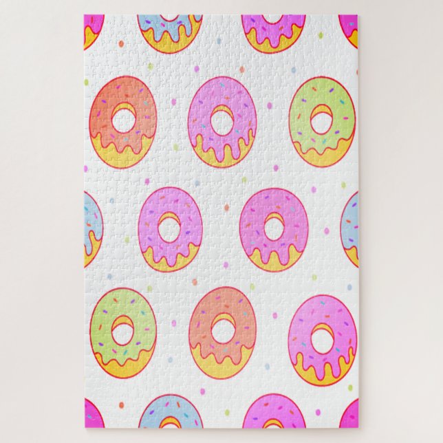Puzzle Doughnut colorida de Guay (Vertical)