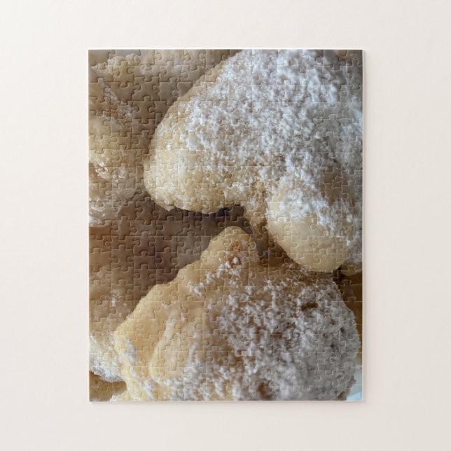 Puzzle Doughnuts Fritos Caseros De Masa Para Zeppole Baña (Vertical)