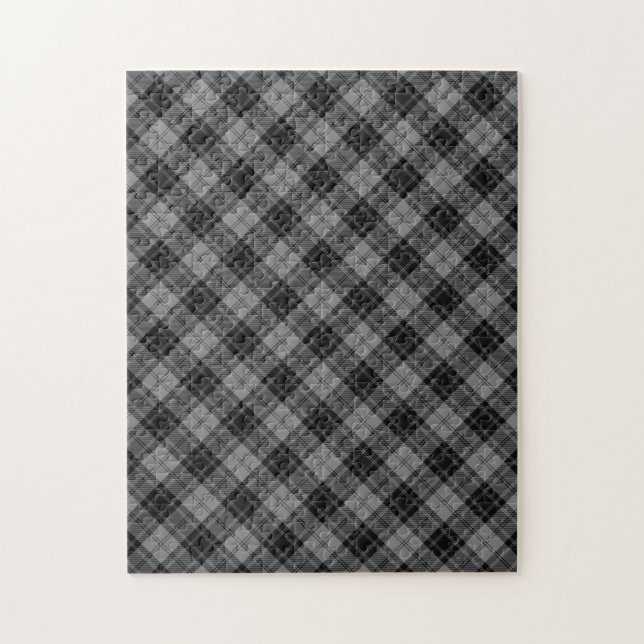 Puzzle Douglas Tartan Plaid Pattern (Vertical)