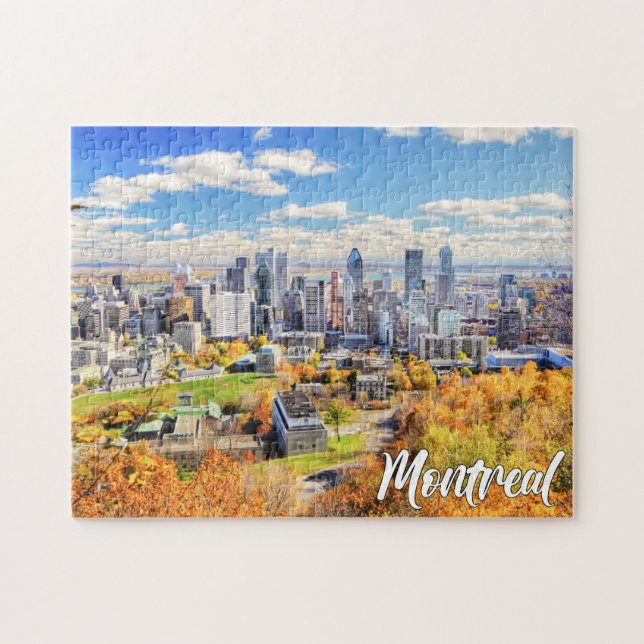 Puzzle Downtown Montreal, Quebec, Canada (Horizontal)