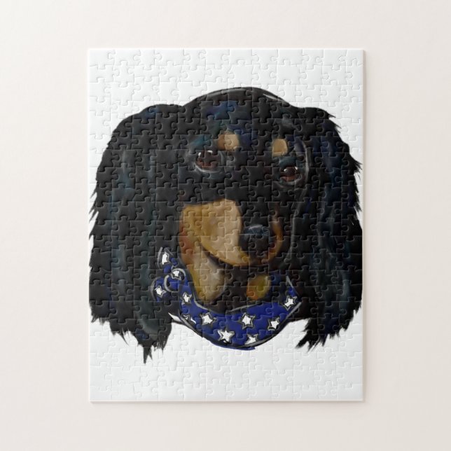 Puzzle Doxie (Vertical)