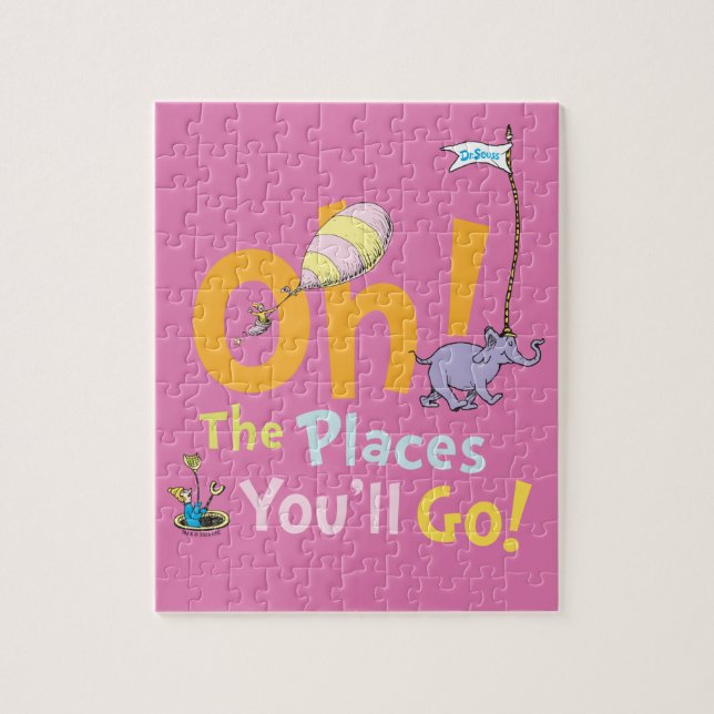 Puzzle Dr. Seuss | ¡Oh! El desfile de los lugares (Vertical)