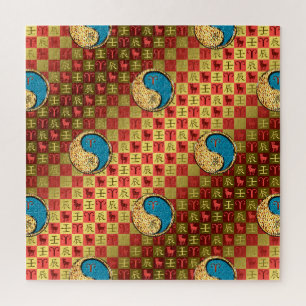 Puzzle Dragón acuático