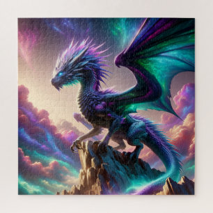 Puzzle Dragón Aurora Celestial en Arte de Fantasía de Mon