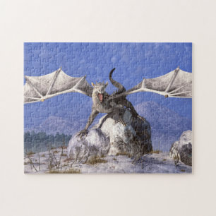 Puzzle Dragón blanco