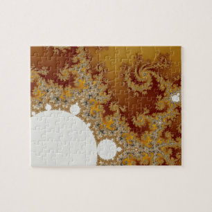 Puzzle Dragón blanco - Arte fractal