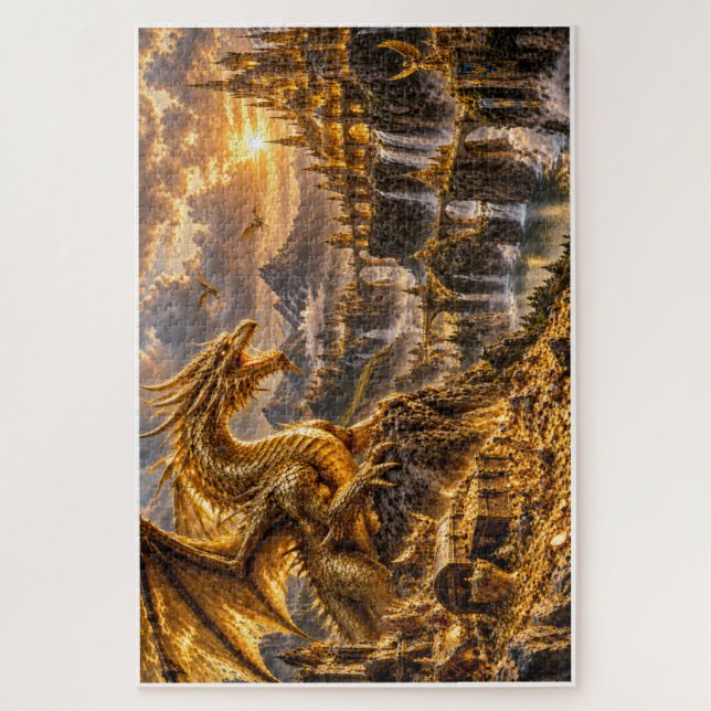 Puzzle Dragon d’Or – Royaume Doré (Vertical)