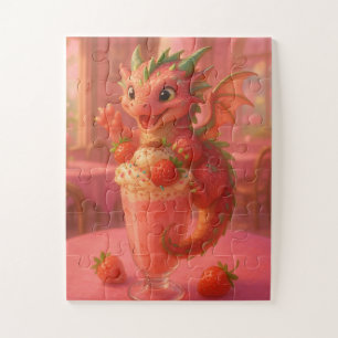 Puzzle Dragón de batido de fresa