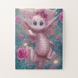 Puzzle Dragón de bebé rosado
