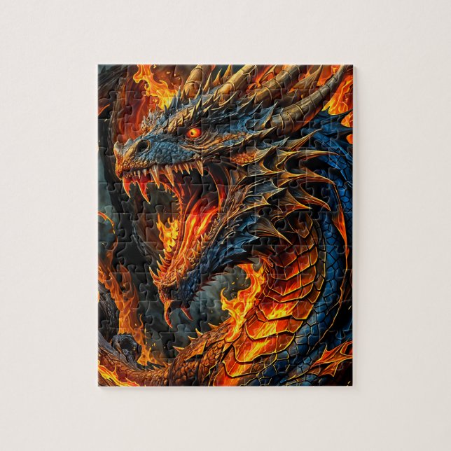 Puzzle Dragón de Fuego (Vertical)