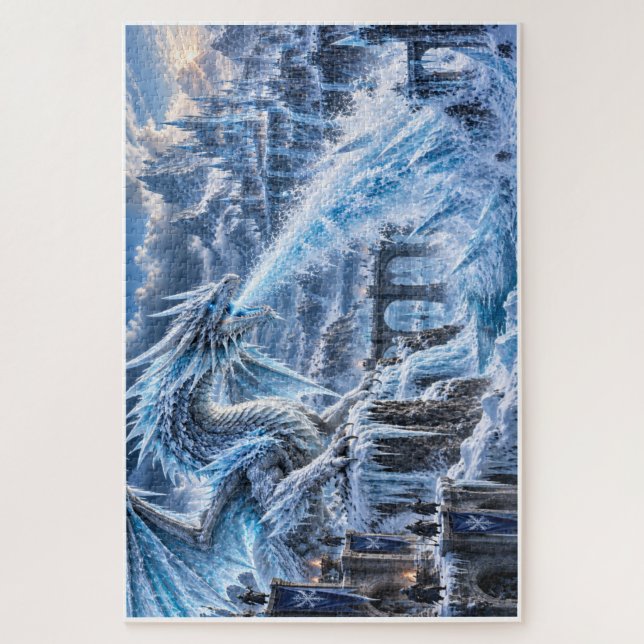 Puzzle Dragon de Glace – Souffle Glacial (Vertical)