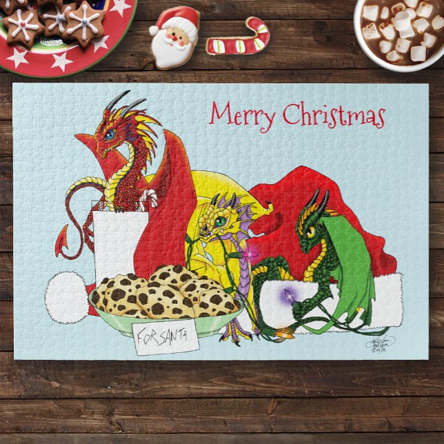 Puzzle Dragón de las cookies de Santa Milk (Subido por el creador)