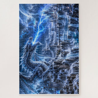 Puzzle Dragon des Glaces – Tempête de Foudre Bleue