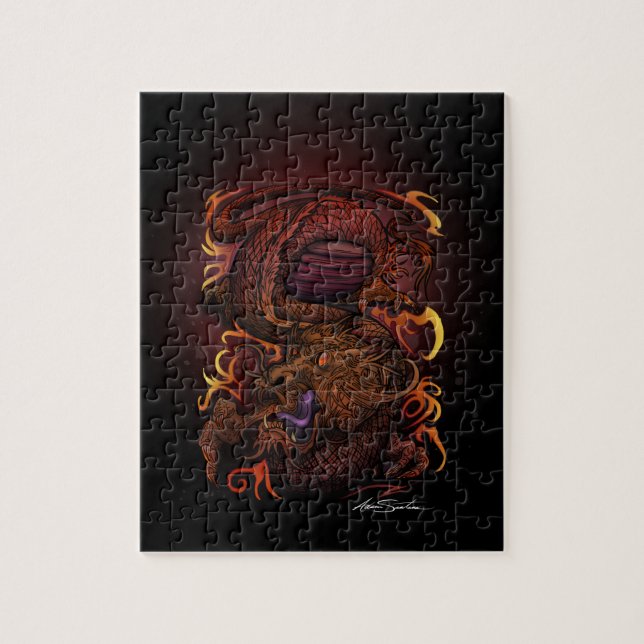 Puzzle Dragón (Diseño de firma) (Vertical)