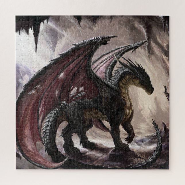 Puzzle Dragón En Cueva (Vertical)