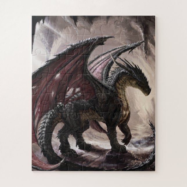 Puzzle Dragón En Cueva (Vertical)