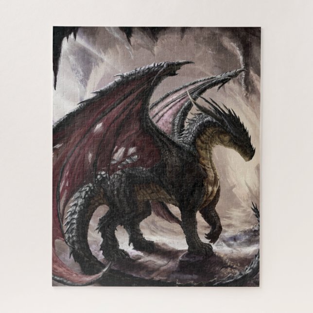 Puzzle Dragón En Cueva (Vertical)