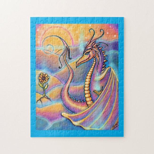 Puzzle Dragon fantasy By renee L. Lavoie (Vertical)