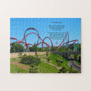Puzzle Dragon Khan Roller Coaster con poema