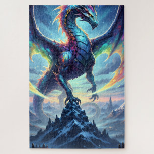 Puzzle Dragón Majestuoso y Colorido