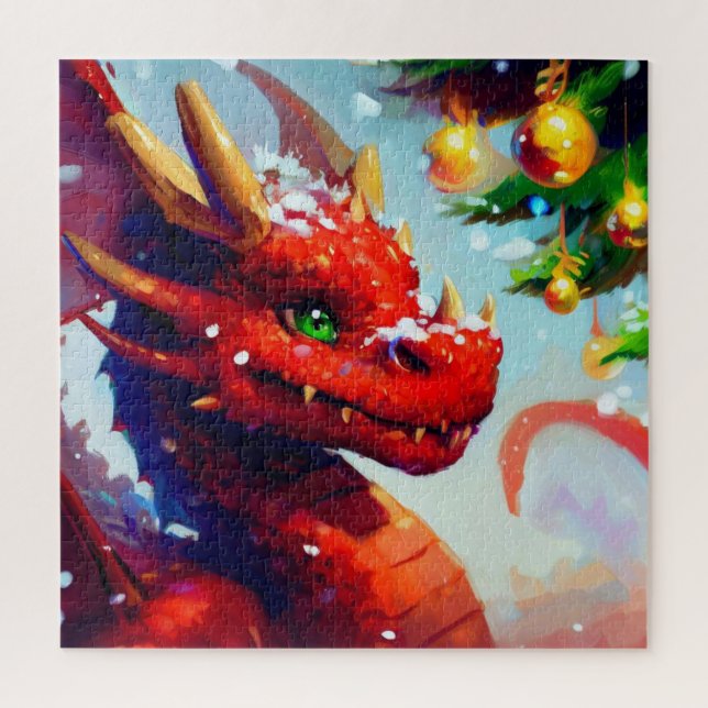 Puzzle Dragón navidad (2) (Vertical)