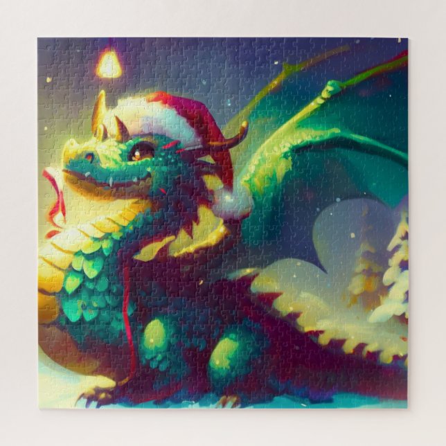 Puzzle Dragón navidad (3) (Vertical)