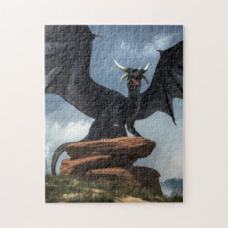 Puzzle Dragón negro