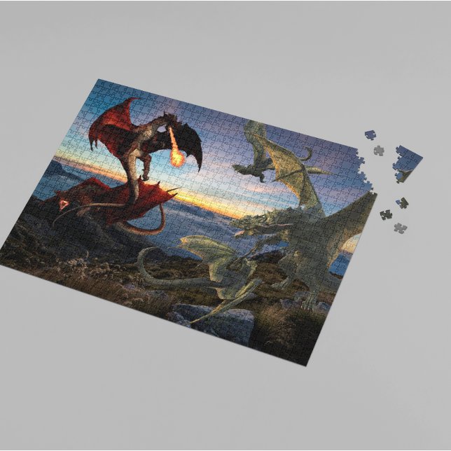 Puzzle Dragon Red Green Bantasy (Subido por el creador)