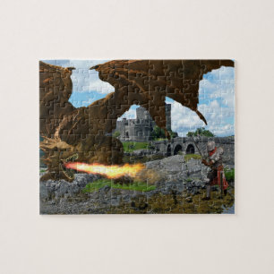 Puzzle Dragón respirando fuego Knight Castillo de batalla