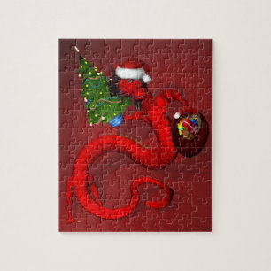 Puzzle Dragón rojo 8x10