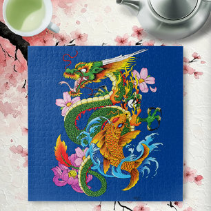 Puzzle Dragón y Koi