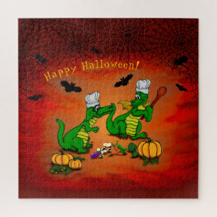 Puzzle Dragones - ¡Feliz Halloween! Hoy cocinaré