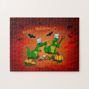 Puzzle Dragones - ¡Feliz Halloween! Hoy cocinaré