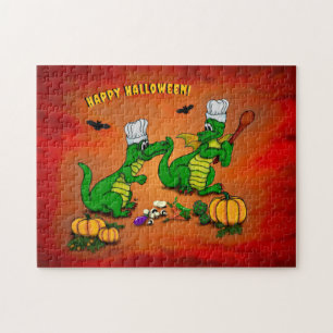 Puzzle Dragones - ¡Feliz Halloween! Hoy cocinaré