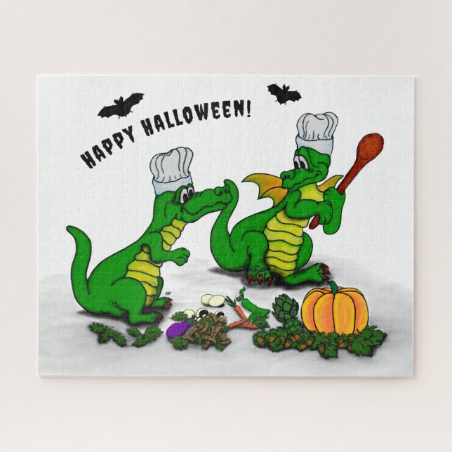 Puzzle Dragones - ¡Feliz Halloween! Hoy cocinaré (Horizontal)