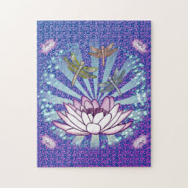 Puzzle Dragonfly Lotus